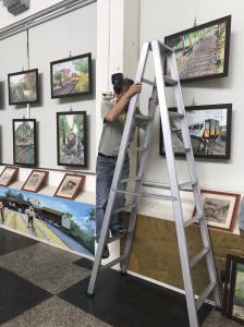 107春季靜態展「水社山田-鐵道傳情」－布展